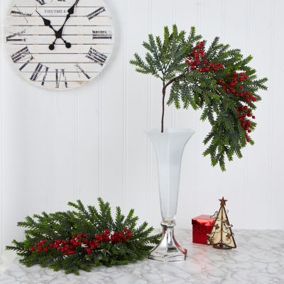 Nearly Natural 3-pc. Pine Plant Christmas Tabletop Decor