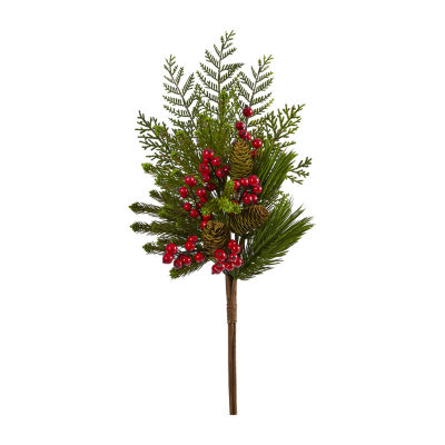 Nearly Natural 3-pc. Pine Artificial Plant Christmas Tabletop Decor