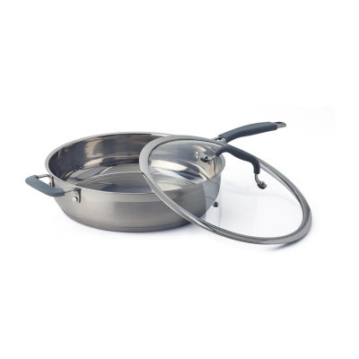 Mesa Mia Stainless Steel 5-qt. Saute Pan with Lid