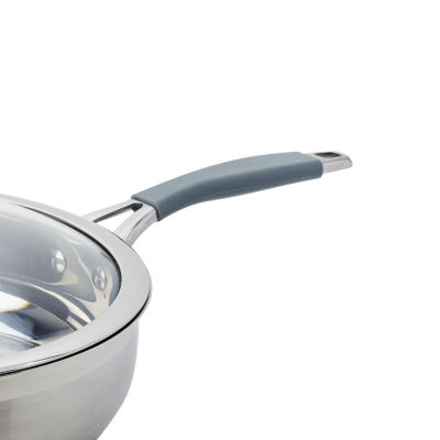 Mesa Mia Stainless Steel 5-qt. Saute Pan with Lid