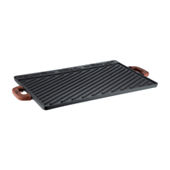 Commercial Chef Reversible Grill Cast Iron Griddle CHFLRGG5, Color