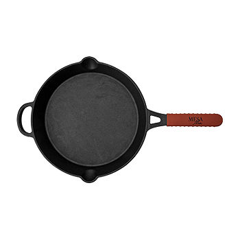 Mesa Mia Cast Iron 7-qt. Oval Dutch Oven with Lid, Color: Black
