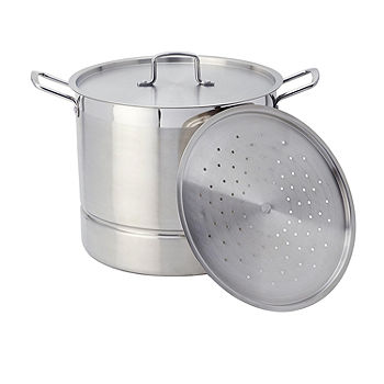  ARC 12 Quart Aluminum Tamale Steamer Pot, Crab Pot