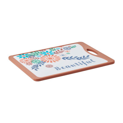 Mesa Mia Floral 16"X 12" Cutting Board