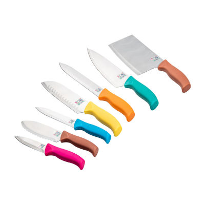 Gibson Home Color Vibes 14 Piece Cutlery Knife Set