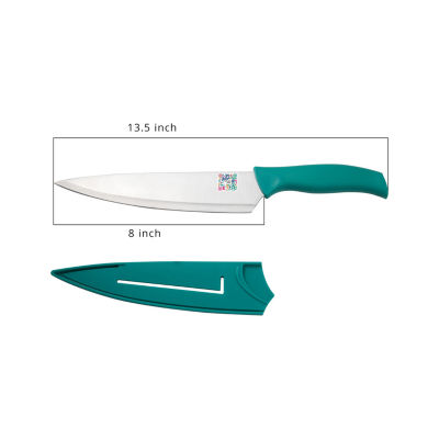 SMÅBIT 2-piece knife set, light turquoise/bright red - IKEA