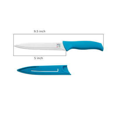 SMÅBIT 2-piece knife set, light turquoise/bright red - IKEA