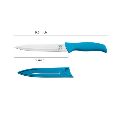 MegaChef 14 Piece Knife Set Teal - Office Depot