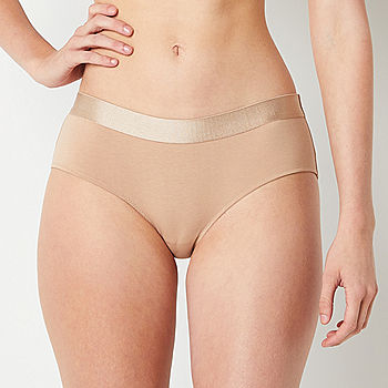 Arizona Body Organic Cotton Elastic Waist Hipster Panty - JCPenney