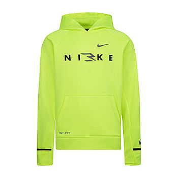 Nike 3BRAND by Russell Wilson Big Fleece Hoodie, Color: Volt - JCPenney