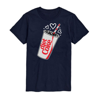 Mens Short Sleeve Diet Coke Graphic T-Shirt