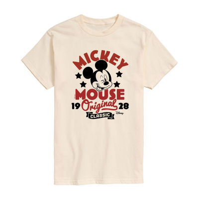 Mens Short Sleeve Mickey Mouse Graphic T-Shirt