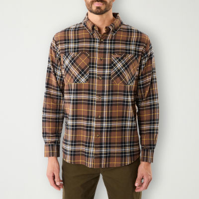 Smiths Workwear Mens Regular Fit Long Sleeve Flannel Shirt