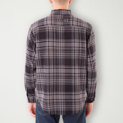 Smiths Workwear Mens Regular Fit Long Sleeve Flannel Shirt