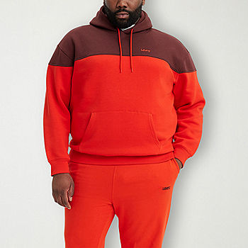 Levi's Big and Tall Mens Long Sleeve Hoodie, Color: Valiant Poppy - JCPenney