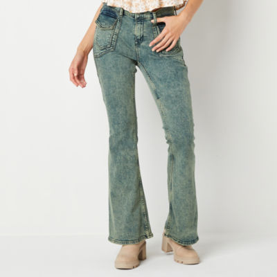 Arizona - Juniors Womens Low Rise Flare Leg Jean