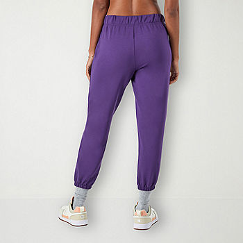Jogger Pants Champion Elastic Cuff Pants Purple