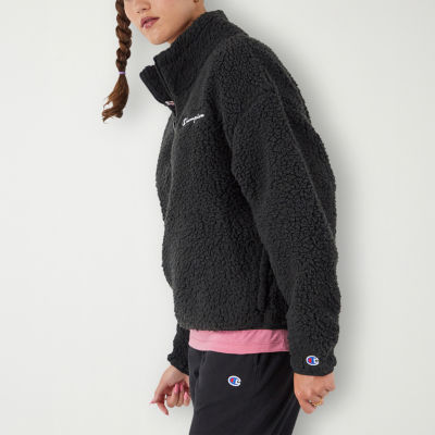 Champion Womens Mock Neck Long Sleeve Quarter-Zip Pullover