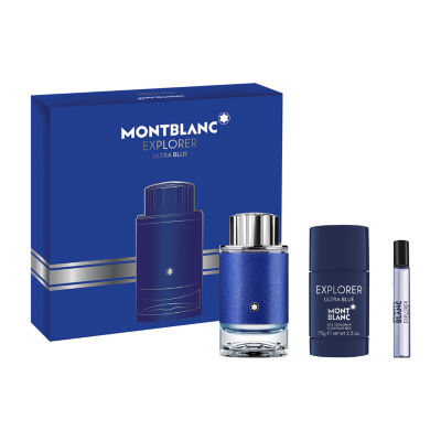 Montblanc Ultra Blue Eau De Parfum 3-Pc Gift Set ($141 Value)