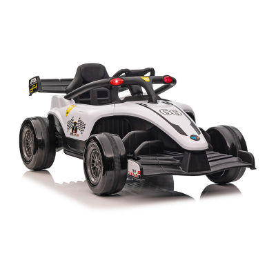 Blazin Wheels 12V White F1 Ride On with R/C