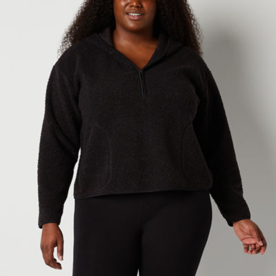 Xersion Womens Oversized Fleece Long Sleeve Hoodie