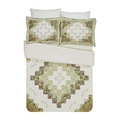 Laurel & Mayfair Alexis Floral Cotton Bedspread