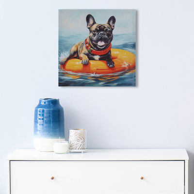 Madison Park 16 X 16 Beach Dogs Canvas Art