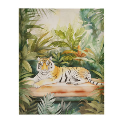 Madison Park 16 X 20 Jungle Feline Canvas Art