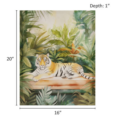 Madison Park 16 X 20 Jungle Feline Canvas Art