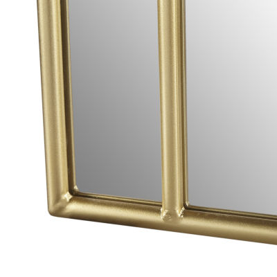 Martha Stewart 35.5 Regina Gold Arched Wall Mount Wall Mirror