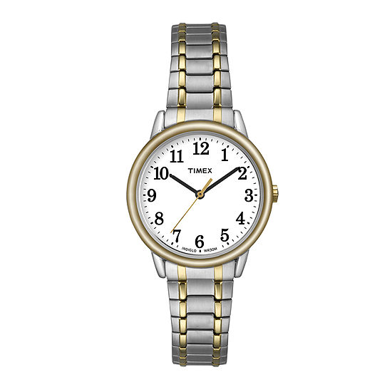 Timex® Easy Reader Womens Two-Tone Stainless Steel Expansion Watch TW2P78700