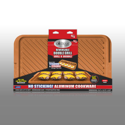 Gotham Steel Aluminum Grill + Griddle Combo