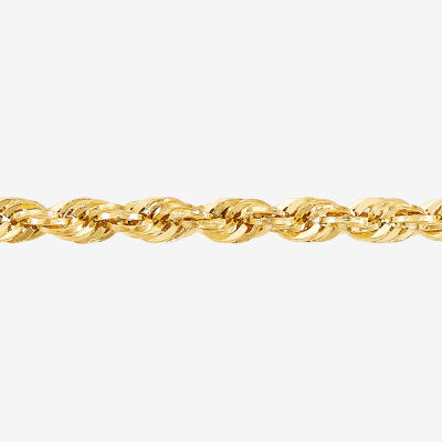 10K Gold 18-24" Rope Chain Necklace