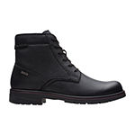 Clarks Mens Morris High Flat Heel Lace Up Boots