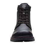 Clarks Mens Morris High Flat Heel Lace Up Boots