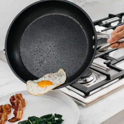 Ninja Foodi Neverstick Premium Hard Anodized Aluminum Dishwasher Safe Frying Pan