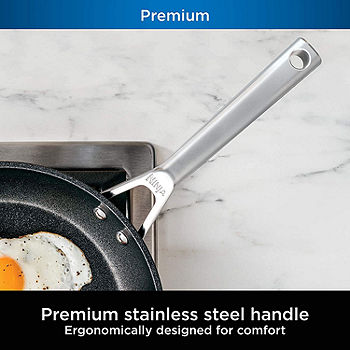 Best Buy: Ninja Foodi NeverStick Premium Hard-Anodized 10 1/4-Inch Fry Pan  Grey C30026