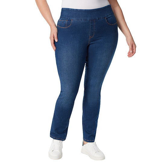 Gloria Vanderbilt - Plus Amanda Womens High Rise Slim Fit Jean, Color ...