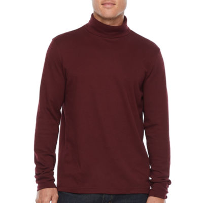 St. John's Bay Mens Long Sleeve Classic Fit Turtleneck - JCPenney