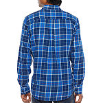 St. John's Bay Super Soft Mens Long Sleeve Classic Fit Flannel Shirt