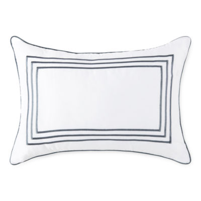 Fieldcrest Baratta Rectangular Throw Pillow, Color Mineral Blue JCPenney