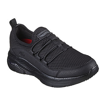 hver gang bar Bugt Skechers Womens Arch Fit Slip Resistant Jitsy Work Shoes, Color: Black -  JCPenney