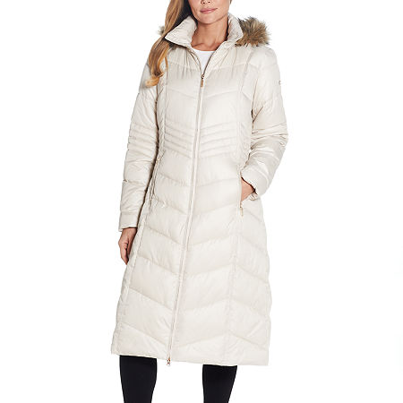 Gallery Heavyweight Womens Puffer Jacket, Large, Green