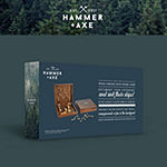 Hammer + Axe Wood Sinking Ships 2-Player Board Game