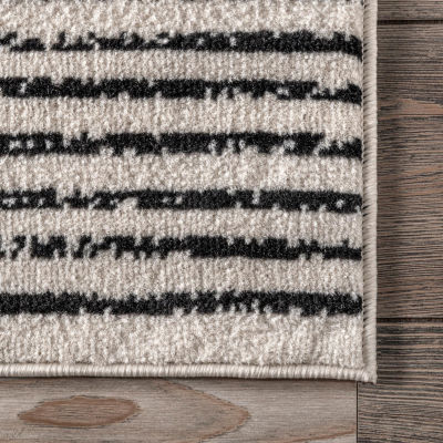 Nuloom Romina Stripes Diamond Indoor Rectangular Accent Rug