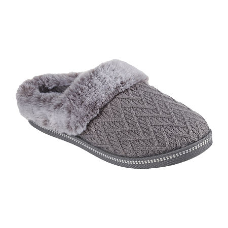  Womens > shoes > Clog Slippers-Skechers Cozy Campfire Home Essential Womens Clog Slippers