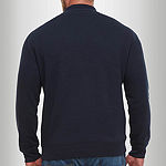 Frye and Co. Big and Tall Mens Mock Neck Long Sleeve Quarter-Zip Pullover
