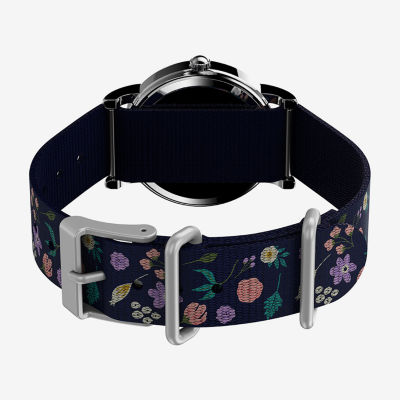 Timex Timex Peanuts Weekender Womens Strap Watch Tw2v45900jt Peanuts Womens Blue Strap Watch Tw2v45900jt