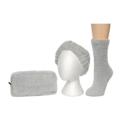 Bearpaw Super Plush Gift Set 3-pc. Crew Socks Womens