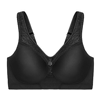 Glamorise Womens MagicLift Active Support Wirefree Bra 1005 Black 50D